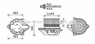AVA QUALITY COOLING rt8583 -  Электродвигатель, вентиляция салона